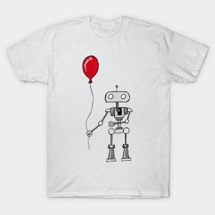 Red Ballon Bot T-Shirt